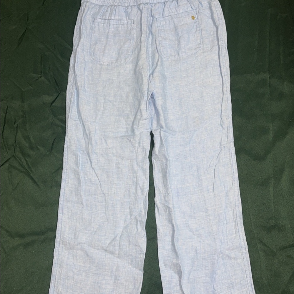 Lily Pulitzer Deri Linen Palazzo Pants - Picture 2 of 3